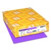 Neenah Astrobrights Premium Color Paper, 24 lb, 8.5 x 11 Inches, 500 Sheets, Planetary Purple (22671)