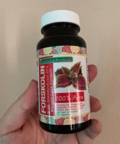 100% Forskolin Supplement - Pure Forskolin Extract Supplement with Potent Coleus Forskohlii 500 mg for Enhanced Energy for Adults - Plant-Based Energy Supplements for Women and Men - 60 Capsules 32 714TLkwZNZL