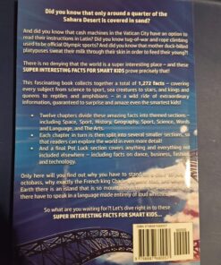Alternative view of Super Interesting Facts For Smart Kids: 1272 Fun Facts About Science, Animals, Earth and Everything in Between Paperback