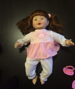 Melissa & Doug Mine to Love Brianna 12-Inch Soft Body Baby Doll With Hair and Outfit - First Baby Doll For Toy For Kids 18 Months And Up English Only Standard Packaging 38 714Tk Bu0RL