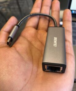 BENFEI USB-C to Ethernet Adapter, USB Type-C (Thunderbolt 3/4) to RJ45 Gigabit Ethernet LAN Network Adapter Compatible with iPhone 15 Pro/Max, MacBook Pro/Air 2023, iPad Pro,iMac, S23, XPS 17 and More 1 28 714TpDjkwiL