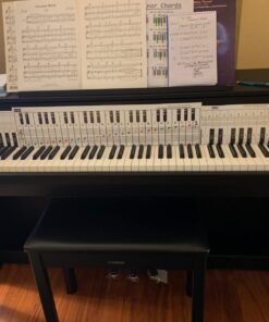 Practice Keyboard & Note Chart for Behind the Piano Keys 29 714Tuvjk50L