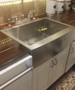 Kraus KHF200-30 Standart PRO Kitchen Stainless Steel Sink, 30 Inch Round Apron Single Bowl Rounded Apronfront 52 714U5PyVWVL