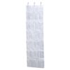 Honey-Can-Do 24 Pocket OTD Shoe Rack- White SFT-01423 White 37 714U77NEMwL