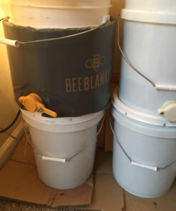 Powerblanket BB05GV Bee Blanket Honey Heater, 5 gal Pail Heater with Cutout for Gate Valve, Charcoal Gray 5-Gallon (Gate Valve) 120 V 34 714UXmXkTL