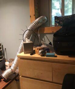 VIVOSUN 4 Inch Inline Duct Fan 100 CFM, HVAC Exhaust Ventilation Fan with Low Noise for Basements, Bathrooms, Kitchens and Attics, Silver 4'' 33 714UdQ61kgL