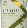 Living Intentions Organic Sprouted Pumpkin Seeds: Salted – NonGMO – Gluten Free – Vegan –Kosher – Paleo - 8 Ounce Unit Salted Pumpkin Seeds 8 Ounce (Pack of 1) 35 714W9WFLuL