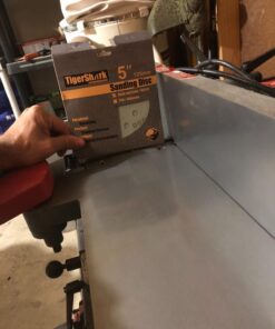 TigerShark 5 Inch Sanding Discs 8 Hole Wet Dry Grit 800/1200/1500/2000 20pcs Pack Film Green Line Hook and Loop Dustless Random Orbital Sander Paper Variety Pack Green20pk 23 714WvHgsKmL