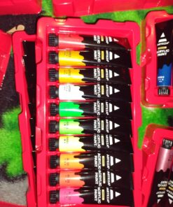 Arteza Acrylic Paint Set, 100 Colors, 0.41 fl Oz /12ml Tubes of Craft Paint, Heavy-Body, Glossy Finish, Colorful Addition to Your Art Supplies 100 x 12ml (0.41 fl oz) Craft 42 714X58tqnL