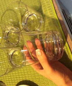 D'Eco Unbreakable Whiskey Glasses (Set of 4, 12oz ea) - Reusable Shatterproof Bourbon, Scotch & Old Fashioned Glasses - Perfect Indoor Outdoor Drinking Cups for Parties - Holiday Christmas Gift Idea 16 714YLcYT IL