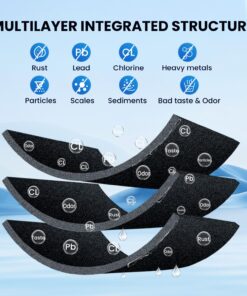 GOLDEN ICEPURE 5231JA2005A Replacement for LG LT600P, 3PACK, 469990, RFC1000A, WF300, FML-2 Refrigerator Water Filter 5231JA2006B, LFX25961SB, LSC27931ST, LFX25971ST, LRSC26925TT, LSC27990TT 13 714YpJK0mL