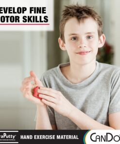 Theraputty CanDo Antimicrobial Exercise Material - 6 oz - Red - Soft 9 714Z2ZKBMML 3