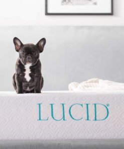 LUCID 10 Inch 2019 Gel Memory Foam Mattress - Medium Firm Feel - CertiPUR-US Certified, Queen 37 714Z2ejhFFL