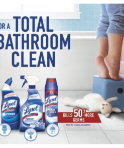 Lysol Clean & Fresh Toilet Bowl Cleaner, Ocean Fresh, 24 oz (Pack of 4) 12 714Zc2FVeFL 1