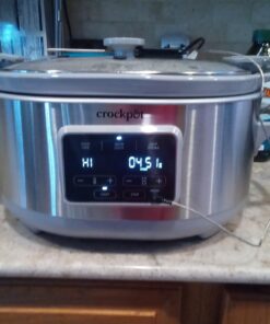 Crockpot™ 7-Quart Cook & Carry™ Slow Cooker with Sous Vide,Programmable, Stainless Steel 52 714a2ApQveL