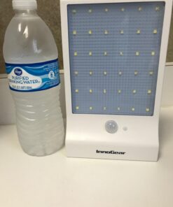 InnoGear Solar Outdoor Lights, 80 LEDs Solar Motion Sensor Lights with 4 Working Modes Solar Wall Lights IP65 Waterproof 450 Lumens Solar Gutter Lights for Front Door, Yard, Garage, Pack of 2 46 714aNMeLlGL