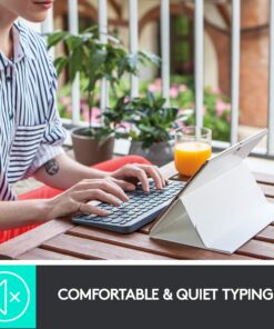 Logitech K380 Pebble Multi-Device Bluetooth Keyboard – Windows, Mac, Chrome OS, Android, iPad, iPhone, Apple TV Compatible – with Flow Cross-Computer Control and Easy-Switch up to 3 Devices –Dark Grey Dark Grey 33 714bWCRJrcL