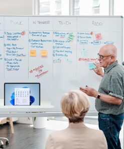 MUCXNIIY 2 Pcs Magnetic Book Shelf for Whiteboard, Reusable Acrylic Magnetic Book Holder with a Pen Container, Book Display Shelf for Teacher Kids Classroom Office, White 10 714bmOe7lGL