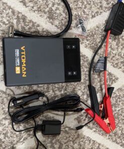VTOMAN X1 Jump Starter with Air Compressor, 2500A Portable Battery Booster(Up to 8.5L Gas/6L Diesel Engines) with 150PSI Digital Auto Tire Inflator, 12V Car Lithium Battery Jump Box Pack Power Charger Gray 39 714cR7FCFrL