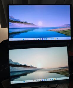 WUAWE 15.6" Portable Monitor, 1080P 72% NTSC 100% sRGB USB C HDMI Travel Monitor for Laptop, External Second Computer Monitor with HDR Freesync Low Blue Light for PC Mac Phone PS5 Xbox Switch 33 714cmlyrSQL