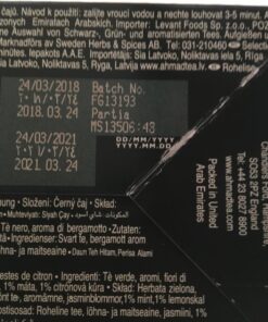 Ahmad Tea Variety Gift Box, 60 Foil Enveloped Teabags, Twelve Teas, 1 Count 33 714d8juO eL