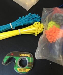 Electriduct Nylon Cable Ties - 6" Self-Locking Zip Ties Multi Color: (Blue, Red, Green, Yellow, Fuchsia, Orange, Gray, Purple) - 500 Pieces 6 Inch - 500 Pack 10 Color 10 714dXcBOB2L