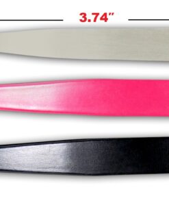 Express Beauty Boutique Tweezers 3pcs Set Pink Case Professional Quality Stainless Steel Precision Eyebrow Tweezer for Ingrown Hair Shaping Eyebrows. 30 714dqUj2 pL