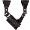 Armory Replicas - Premium Leather Sword Holster - Medieval Inspired Handcreafted Costume LARP Weapon Frog Accessory Right Black 28 714e8FiUEiL