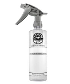 Chemical Guys Acc_121.32HD Chemical Resistant Heavy Duty Bottle and Sprayer, 32 oz 32ounce clear
