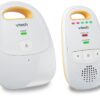 VTech DM111 Upgraded Audio Baby Monitor. 1 Parent Unit with Rechargeable Battery, Best-in-Class Long Range, Digital Wireless Transmission, Crystal-Clear Sound, Plug & Play, Sound Indicator & Alerts Audio Monitor with 1 Parent Unit 38 714f26NSPHL