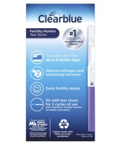 Clearblue Fertility Monitor Test Sticks, 30 count 30 Fertility Tests 17 714gtrhWgNL