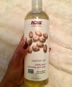 NOW Solutions, Castor Oil, 100% Pure Versatile Skin Care, Multi-Purpose Skin Softener, 16-Ounce 16 Fl Oz (Pack of 1) Standard Packaging 39 714hi6G rL