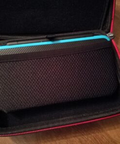 Smatree Carrying Case for New Nintendo 3DS XL/New 2DS XL, Hard Protective Shell Travel Case for Nintendo New 3DS/Nintendo New 3DS XL-Super NES Edition- Black/Red Black Red 89 714i5GyeooL