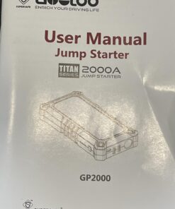 GOOLOO New GP2000 Jump Starter 2000A Car Starter Battery Pack (Up to 8.0L Gas, 6.0L Diesel Engine),12V Car Battery Charger Jumper Starter, Supersafe Portable Lithium Jump Box with USB Quick Charge yellow 31 714iUFNGqyL