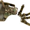 OneTigris 6" Foldable Half Face Mesh Mask Military Style Comfortable Adjustable Tactical Lower Face Protective Mask Multicam 37 714iUJigUL