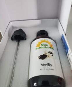 Sun Essential Oils 4oz - Vanilla Essential Oil - 4 Fluid Ounces 4 Fl Oz (Pack of 1) 16 714iYizJfJL