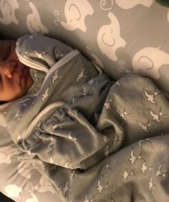 Ergobaby Swaddle Wrap, Original Swaddler, Elephant 15 714imkdBFyL