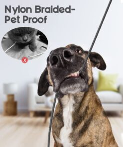 BrexLink USB C Cable, Type C Charger USB 3A Charging Cable Fast Charge for Samsung Galaxy S22 Plus Ultra S21 S22 Plus, Moto G7 G8, Other USB Type c Charger (6.6ft+6.6ft, Grey)… 6.6ft+6.6ft 31 714irY4uZyL