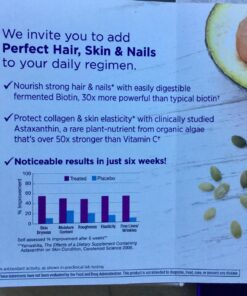 New Chapter Biotin Supplement, Vegan Hair Skin and Nails Vitamins with Fermented Biotin + Astaxanthin - 60 Count 27 714iwWDZDFL