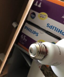 Philips LED Dimmable BR30 Light Bulb: 650-Lumen, 2700-Kelvin, 9-Watt (65-Watt Equivalent), E26 Base, Soft White, 8-Pack 35 714jDJglsrL