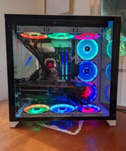 Corsair LL Series, LL120 RGB, 120mm RGB LED Fan, Triple Pack with Lighting Node PRO- White, Lighting Node PRO Included, LL120 RGB White,CO-9050092-WW Triple Pack w/ Lighting Node PRO 59 714jbhrW63L