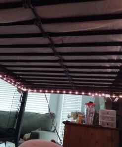 ZOZOO 100ft Led Lights for Bedroom(2 Rolls of 50ft), Smart RGB Led Strip Lights with 44-Key Remote & APP Control Music Sync with Color Changing for Home Party Festival Decoration 42 714jkTe7ckL 2