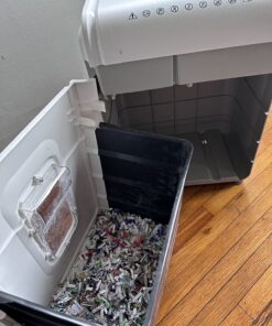 Aurora AU1262XA Anti-Jam 12-Sheet Crosscut Paper and CD/Credit Card Shredder, White/Gray 12-Sheet Crosscut White 25 714k1fZtp L