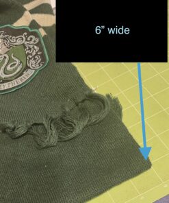 Harry Potter Slytherin Patch Knit Scarf, OSFM, Green 14 714k8HdQNlL