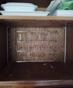 Rev-A-Shelf U-Shaped Wire Tray Divider Bakeware Cookie Sheet Organizer for Wall or Base Kitchen Cabinets for Face Opening of 3.25" Chrome, 596-10CR-52 1 Pack 39 714kTnBTd7L