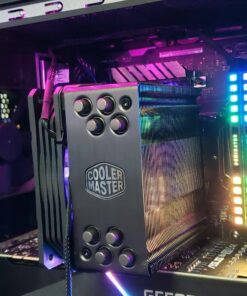 Cooler Master Hyper 212 RGB Black Edition CPU Air Cooler, SF120R RGB Fan, 4 CD 2.0 Heatpipes, Anodized Gun-Metal Black, Brushed Nickel Fins, RGB Lighting for AMD Ryzen/Intel LGA1151 83 714kWP6fG8L