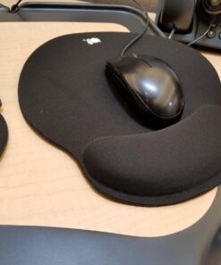 Wrist Rests for Keyboard and Mouse Pad Set - Memory Foam Cushion, Black - Ergonomic Wrists Hand Arm Rest Support for Laptop Computer Desk and Gaming - Carpal Tunnel Syndrome Relief Original 44 714kXvTT2SL