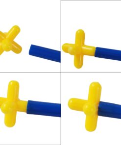 RAINBOW TOYFROG Building Straws and Connectors - STEM Blocks Construction Toys for Boys & Girls - 300 Pcs Straw Building Set - Engineering Connector Blocks for Kids 27 714kvLTRAeL