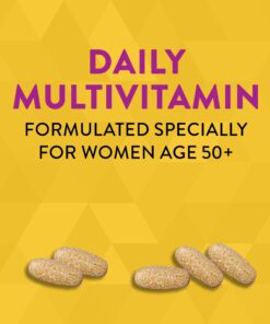 Nature's Way Alive! Women’s 50+ Ultra Potency Complete Multivitamin, High Potency Formula, Supports Multiple Body Systems, Supports Cellular Energy, Gluten-Free, 60 Tablets 60 Count (Pack of 1) 20 714l0DHr5tL