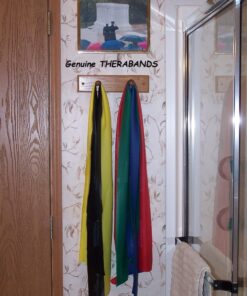 THERABAND Resistance Bands Set, Professional Elastic Band For Upper & Lower Body Exercise, Strength Training without Weights, Physical Therapy, Lower Pilates, & Rehab, Blue & Black, Advanced Non Latex Blue/Black - Advanced Set 19 714lbNKLuDL 1